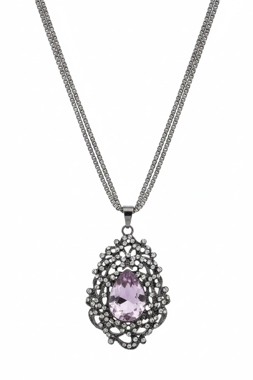 Antique Pink and Silver