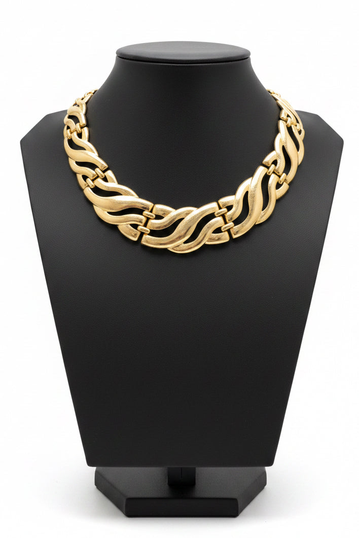 Angeliyah Gold Linked Chain Necklace