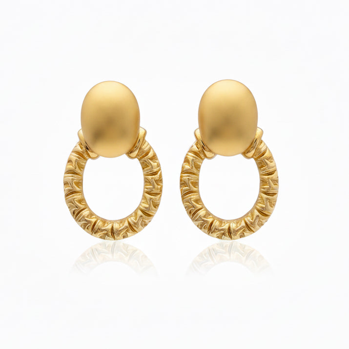 Angeliyah Gold Hoop Earrings